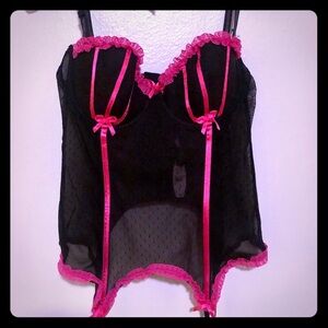 Victoria’s Secret Bustier Sz LG Thong M/L sold as a 2 Piece set